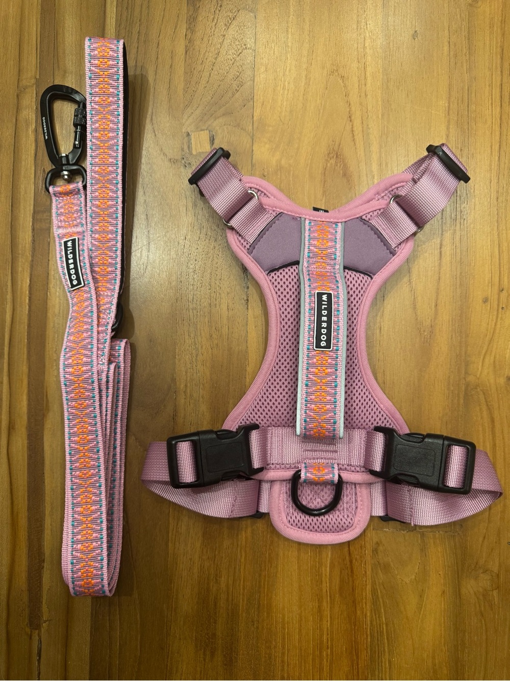 Wilderdog Lilac Medium Harness and Ultralight Leash